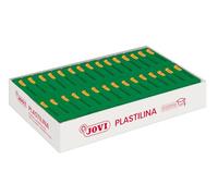 Jovi - PLASTILINA, Pasta da modellare a base vegetale, 30 x 50 grammi, Colore verde scuro, Grande plasticità, Senza glutine, Ideale per bambini a partire dai 2 anni (7011)