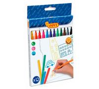 Jovi- Rotuladores de Colores Pennarello, Buchstabendruck, Multicolore, 12 unità, 270100