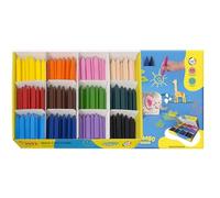 Jovi- Wax Crayons Jumbo Easy Grip Cere Colorate per Bambini, Multicolore, 300, 979