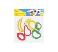 Jovi- Stampi in plastilina con Forme di Frutta, Multicolore, 7F