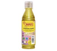 Jovi - Tempera con brillantini, 250 ml, colore: giallo, rif. 51702