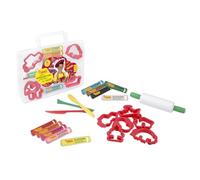 Jovi Kit manualidades Valigetta modellazione Trasparente in plastilina (230), Secchio, Colore Assortiti, Unica