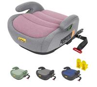 Jovikids Alzabimbo Auto ISOFIX,Rialzo per Bambini 125-150 cm ECE R129, Seggiolino Auto Gruppo 2-3 (15-36 kg) da 6 a 12 Anni, Leggero e Facile da Pulire - Rosa