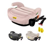 Jovikids Alzabimbo Auto ISOFIX,Rialzo per Bambini 125-150 cm ECE R129, Seggiolino Auto Gruppo 2-3 (15-36 kg) da 6 a 12 Anni, Leggero e Facile da Pulire (Rosa migliorato, portabicchieri)