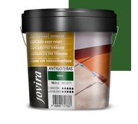 JOVIRA PINTURAS- 20 Chilo -Pittura impermeabilizzante antigoccia per terrazze. Gomma elastica. Previene le perdite su tutti i tipi di tetti e terrazze. (15 Litri, Verde) A-16