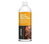 JOVIRA PINTURAS - 500 ml - Olio di tung (100% puro). Adatto per trattare il legno, proteggendolo dal sole e dalla pioggia. Impedisce l'ingresso dell'umidità (500 Mililitros, Incolore) C-28