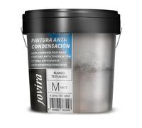 JOVIRA PINTURAS Pittura anticondensa, antiumidità, antimuffa, esterno-interno. Efficace per intonaco, cemento, muri di cemento. (4 Litri, Bianco). B-11