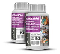 JOVIRA PINTURAS 640 Gr Resina epossidica trasparente. Per artigianato, opere d'arte, legno, tavoli creativi in legno, gioielli artistici, artigianato creativo, fai da te. (640 Grammi)