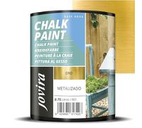 JOVIRA PINTURAS Chalk Paint 750 ml | Pittura al Gesso, Matte all' Aqua, Rinnova il tuo arredamento con creatività. (750 millilitri, Oro) F-22
