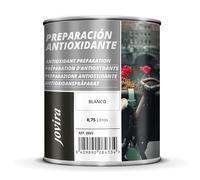 JOVIRA PINTURAS Fondo antiruggine per metalli. Vernice antiruggine per il trattamento di superfici metalliche. Primer di uso generale, protezione totale. Antiruggine. (750 Millilitri, Bianco)