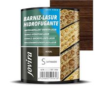 JOVIRA PINTURAS Impregnante legno, (750 ml Noce), Lasur idrorepellente protettivo satinato all'acqua protegge, decora e impreziosisce tutti i tipi di legno.(750 Millilitri, Noce)