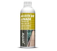 JOVIRA PINTURAS Olio di lino, vernice naturale (100% puro), nutrizione, protezione e cura del legno. (1 Litri)