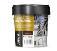 JOVIRA PINTURAS Pittura Antimuffa. Previene la muffa. Resistente alla comparsa di muffe sui muri. Aspetto opaco. (4 Litri, Cioccolato)