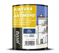 JOVIRA PINTURAS Pittura Antimuffa. Previene la muffa. Resistente alla comparsa di muffe sui muri. Aspetto opaco. (750 Millilitri, Blu Ciclone)