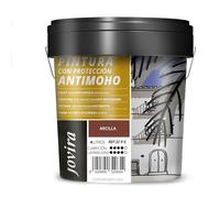 JOVIRA PINTURAS Pittura Antimuffa. Previene la muffa. Resistente alla comparsa di muffe sui muri. Aspetto opaco. (4 Litri, Argilla)