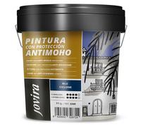 JOVIRA PINTURAS Pittura Antimuffa. Previene la muffa. Resistente alla comparsa di muffe sui muri. Aspetto opaco. (11 Kg, Blu Ciclone)