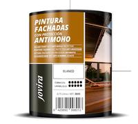 JOVIRA PINTURAS Pittura per Facciata Anti-Umido, Idrorepellente, Impermeabile e Anti-Cracking. (750 Mililitri, Bianco)