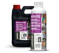 JOVIRA PINTURAS Resina epossidica trasparente. Per artigianato, opere d'arte, legno, tavoli creativi in legno, gioielli artistici, artigianato creativo, fai da te. (2,8 Kg (Paquete de 1))