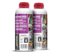 JOVIRA PINTURAS Resina epossidica trasparente | Per artigianato, opere d'arte, legno, tavoli creativi in legno, gioielli artistici, artigianato creativo, fai da te. (1,60 Kilos (Paquete de 1))