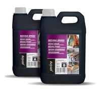JOVIRA PINTURAS Resina epossidica trasparente | Per artigianato, opere d'arte, legno, tavoli creativi in legno, gioielli artistici, artigianato creativo, fai da te. (8 Kilos (Paquete de 1))