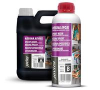 JOVIRA PINTURAS Resina epossidica trasparente | Per artigianato, opere d'arte, legno, tavoli creativi in legno, gioielli artistici, artigianato creativo, fai da te. (2,80 Kilos (Paquete de 1))