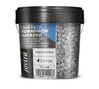 JOVIRA PINTURAS Smalto per cemento stampato, per il ripristino di pavimenti in cemento (4 Litri, Transparente)