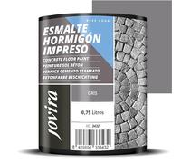 JOVIRA PINTURAS Smalto per cemento stampato, per il ripristino di pavimentos de cemento. (750 Millilitri, Grigio). D-09