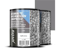 JOVIRA PINTURAS Smalto per cemento stampato. Resina, per il ripristino di pavimenti in cemento. (2x750 Millilitri, Grigio). D-09-2