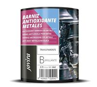 JOVIRA PINTURAS Vernice Antiruggine in metallo trasparente lucido all'acqua, protezione e decorazione dei metalli. (750 Millilitri)
