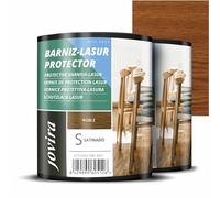 JOVIRA PINTURAS Vernice - Lasur protettiva satinato a base d'acqua. Protegge, decora e impreziosisce tutti i tipi di legno. (2x750 Millilitri, Quercia)