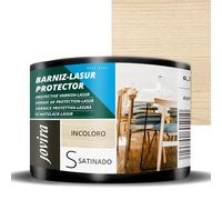 JOVIRA PINTURAS Vernice - Lasur protettiva satinato a base d'acqua. Protegge, decora e impreziosisce tutti i tipi di legno. (375 Millilitri, Incolore)