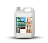 JOVIRA PINTURAS Vernice - Lasur protettiva satinato a base d'acqua. Protegge, decora e impreziosisce tutti i tipi di legno. (2 Litri. Castano)