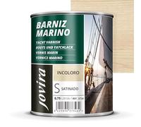 JOVIRA PINTURAS Vernice marina. Per legno esterno-interno, incolore-trasparente. Particolare resistenza in ambiente marino. (750 Millilitri, Satinato)
