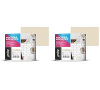 JOVIRA PINTURAS Vernice Per Piastrelle 750 ml | a Base d'acqua. Date un nuovo look alla vostra cucina e al vostro bagno.(750 Millilitri, Bianco Sporco). F-13 (Confezione da 2)