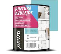 JOVIRA PINTURAS Vernice Per Piastrelle a Base d'acqua. Date un nuovo look alla vostra cucina e al vostro bagno. (750 Mililitros, Blu Turchese). F-18