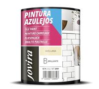 JOVIRA PINTURAS Vernice Per Piastrelle 750 ml | a Base d'acqua. Date un nuovo look alla vostra cucina e al vostro bagno.(750 Millilitri, Nocciola). F-17
