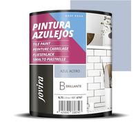 JOVIRA PINTURAS Vernice Per Piastrelle 750 ml | a Base d'acqua. Date un nuovo look alla vostra cucina e al vostro bagno. (750 Millilitri, Blu Acciaio). F-16
