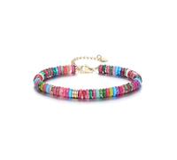 Jovivi Bracciale Perline Colorate in Pietre Naturali per Donna Boho Bracciale Donna con Heishi Perle a Abaco a Colori Pietre e Cristalli per Spiaggia Estate Yoga Chakra Braccialetto Reiki Guarigione