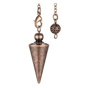 Jovivi Pendolo a Cono in Rame Metallo per Divinatorio Radiestesia Esoterismo Divinazione Pendolino Egiziano-Bronzo