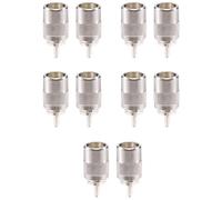 Jovryn 10pcs Connettore UHF PL259 Plug Solder RG8 RG213 LMR400 7D-