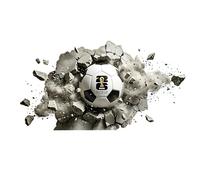 JOVYTH Adesivo Murale Calcio 3D, Sticker Parete Rimovibile Sportivo Per Cameretta Bambini, Camera Ragazzi, Soggiorno, Decorazione Parete