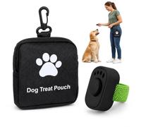 JOVYTH Kit di Addestramento Borsa per Premi e Clicker, Borsa da Vita Resistente per Cani con Isolamento Anti-Odori per Scuola per Cuccioli, Agility, Accessorio di Qualità per l'Educazione Cinofila