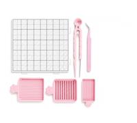 JOVYTH Kit di Utensili per Perline - 6 Pezzi con Pinze & Stencil, Tutto per Iniziare l'Arte delle Perline, Pratico per Bambini & Adulti