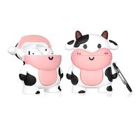 Jowhep - Custodia per AirPod 2/1, in silicone, con design a cartoni animati, divertente e divertente, 3D, morbida, per AirPods per ragazze e ragazze e ragazzi