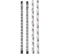 Jowxsx 4 matite standard HB per note, cancelleria, pianoforte, regalo studentesco, durevole e utile, bel design