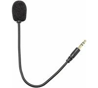 Jowxsx Microfono auricolare nero regolabile a 360 gradi Jack pieghevole Controller per cuffie Z5a5 Combinato 3,5 mm Gioco Microfono da gioco a microfono per PC Cuffie da gioco Accessori