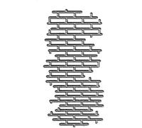 Jowxsx Stencil per fustelle per muro di mattoni, stampi per modelli in metallo Fustelle per tagliare Stencil per scrapbooking fai-da-te Album fotografico Fustelle decorative in carta per goffratura pe