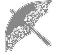 Jowxsx Stencil per ombrelli, stampi per modelli in metallo, fustelle per tagliare, stencil per scrapbooking fai da te, album fotografici, fustelle decorative in carta per goffratura, per la creazione