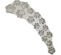 Jowxsx Zampa di Mark Die Cuts Stencil, Stampi per modelli in metallo Fustelle per tagliare Stencil per fai da te Scrapbooking Album fotografico Fustelle decorative in carta per goffratura per la creaz