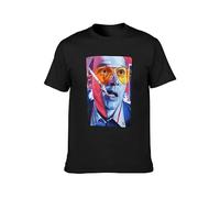 Joxlbo Fear And Loathing in Las Vegas Unisex 100% Cotton Short-Sleeve T-Shirts Black S